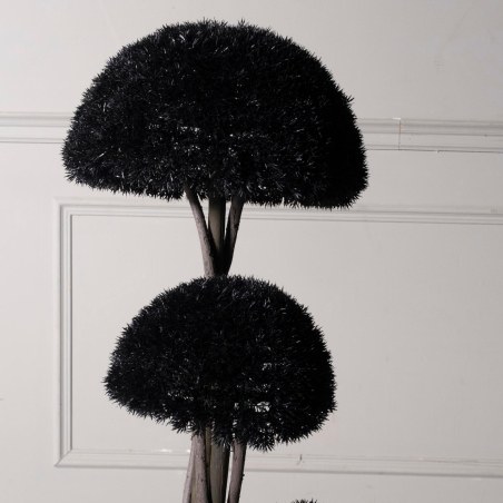 Supergreens UV Τεχνητό Δέντρο Μπονσάι Moss ''Mushroom'' Τριπλό Μαύρο 120 εκ.