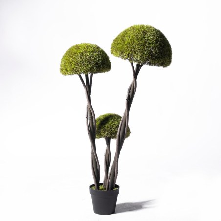 Supergreens UV Τεχνητό Δέντρο Μπονσάι Moss ''Mushroom'' Τριπλό Πράσινο 120 εκ.
