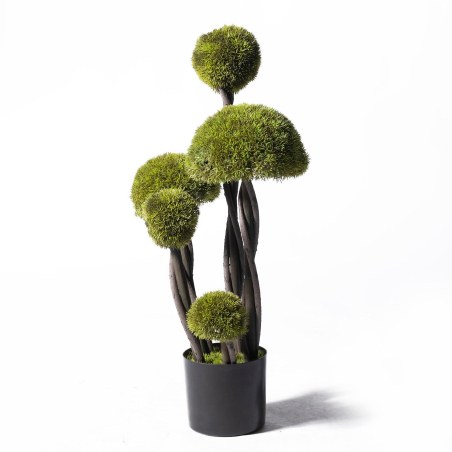 Supergreens UV Τεχνητό Δέντρο Μπονσάι Moss ''Mushroom'' Πενταπλό Πράσινο 90 εκ.