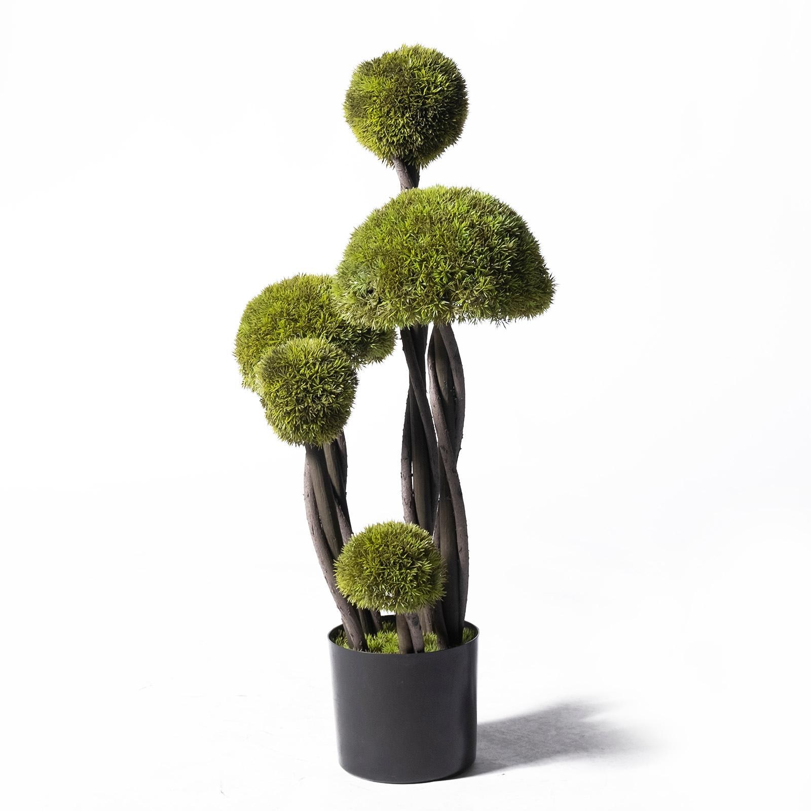 Supergreens UV Τεχνητό Δέντρο Μπονσάι Moss ''Mushroom'' Πενταπλό Πράσινο 90 εκ.
