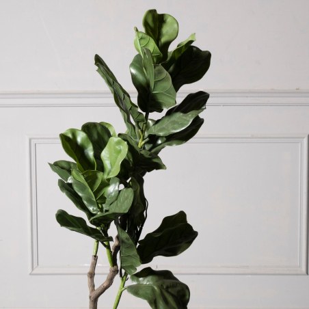 Supergreens UV+FR Τεχνητό Δέντρο Φίκος Λυράτα Πράσινο 120 εκ.