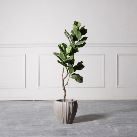 Supergreens UV+FR Τεχνητό Δέντρο Φίκος Λυράτα Πράσινο 120 εκ.