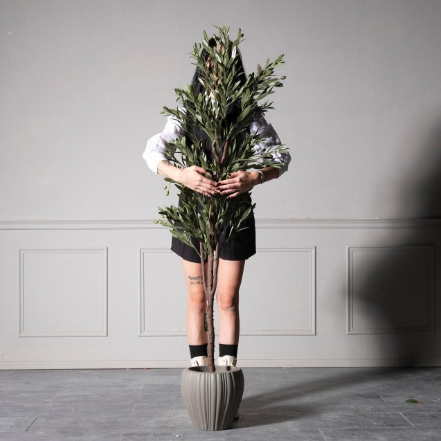 Supergreens UV Τεχνητό Δέντρο Ελιά Πράσινο 180 εκ.