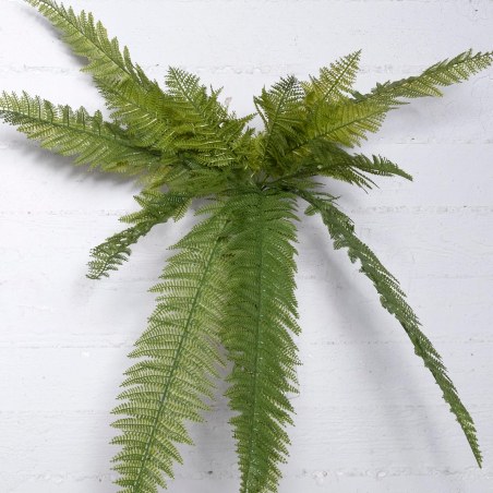 Supergreens Τεχνητή Χωνευτή Φτέρη ''Bushy'' Πράσινη 76 εκ.