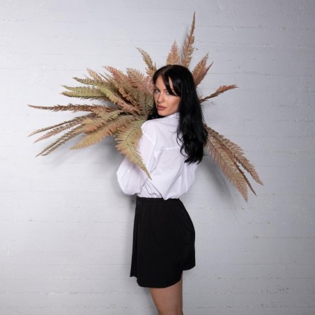 Supergreens Τεχνητή Χωνευτή Φτέρη ''Bushy'' Καφέ 76 εκ.