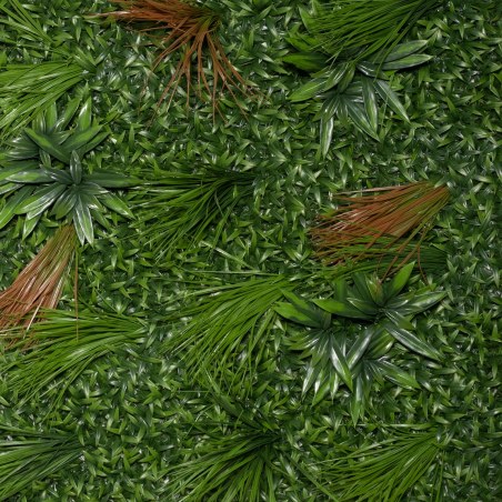 Supergreens Τεχνητή Φυλλωσιά Δράκαινα με Χορτάρι "Heads" 100x100 εκ.