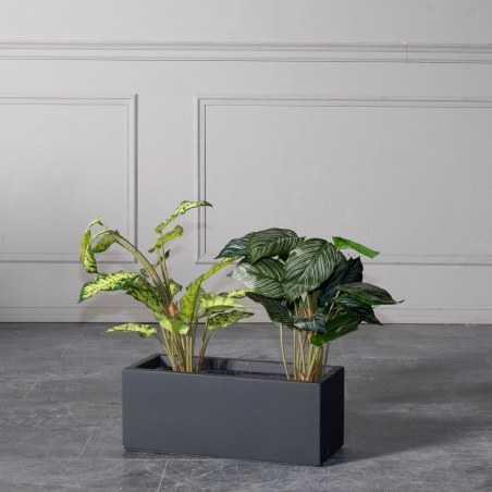 Supergreens Γλάστρα Πήλινη Μακρόστενη 50x20x20 εκ.