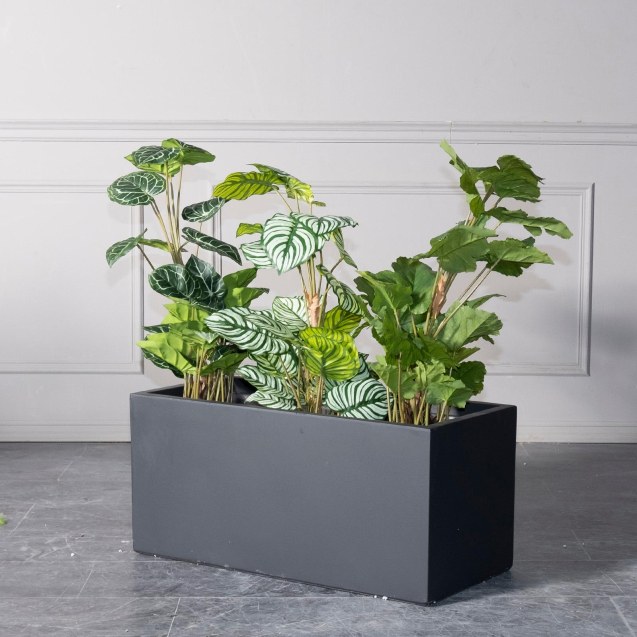 Supergreens Γλάστρα Πήλινη Μακρόστενη 80x37x37 εκ.