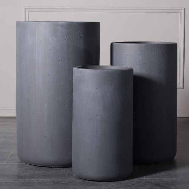 Supergreens Γλάστρα Πήλινη Κύλινδρος "Rocky"...