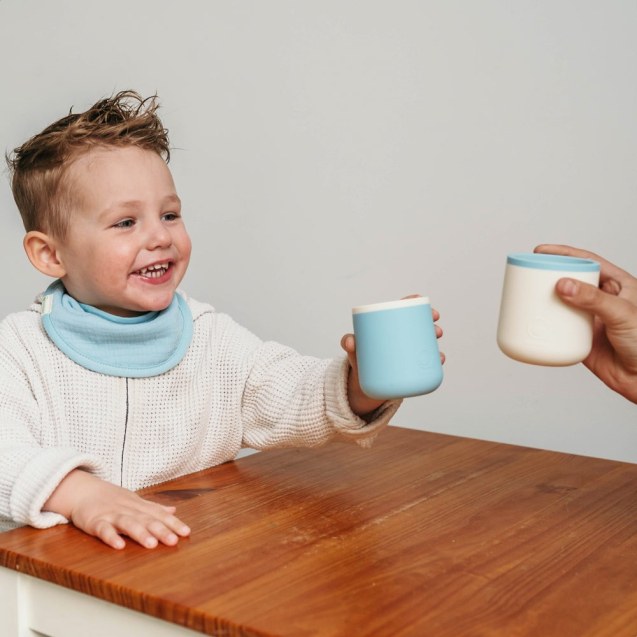 Ποτηράκια Σιλικόνης Σετ 2 Τεμ. - 175 ml Μπλε -...