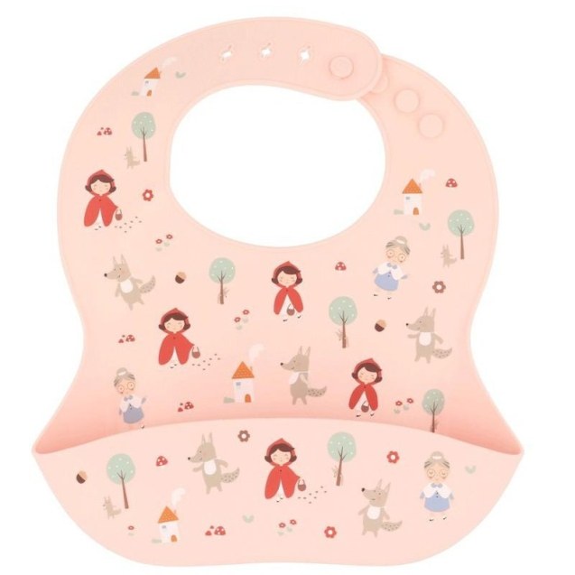 Σαλιάρα Σιλικόνης Little Red - Tutete