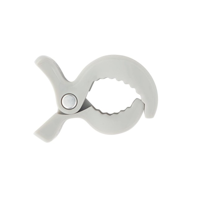 Σετ 2 Κλιπ για Μουσελίνες - Γκρι - Tutete