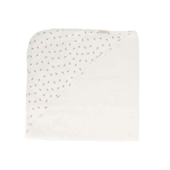 Μπουρνούζι Τρίγωνο - Leaves Λευκό - Tutete