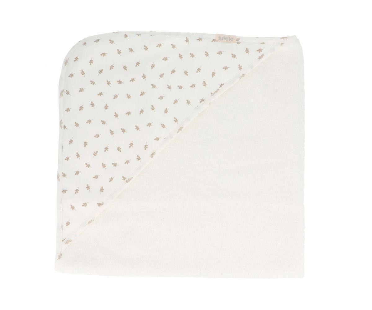 Μπουρνούζι Τρίγωνο - Leaves Λευκό - Tutete