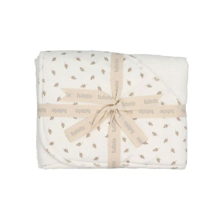 Μπουρνούζι Τρίγωνο - Leaves Λευκό - Tutete