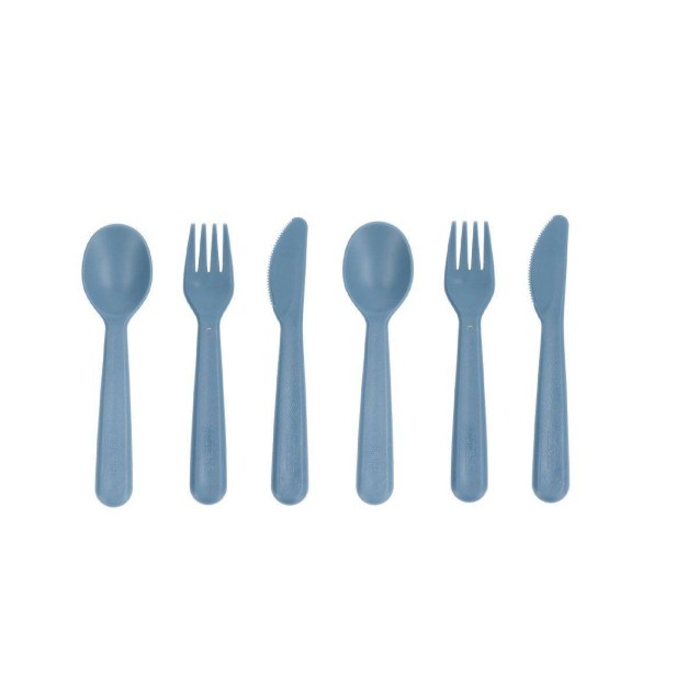 Σετ 6 τεμ. Κουτάλι-Μαχαίρι-Πηρούνι - Σκούρο...