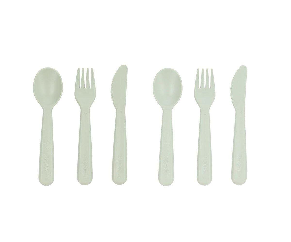 Σετ 6 τεμ. Κουτάλι-Μαχαίρι-Πηρούνι - Mέντα - Tutete