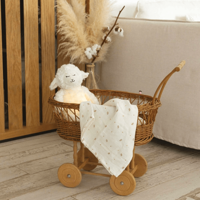 Λούτρινο Προβατάκι με Φως και Λευκό Ήχο - Trois...