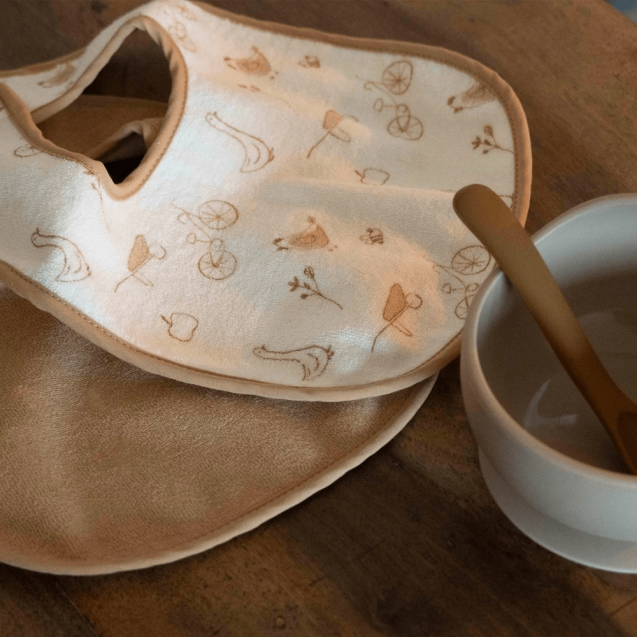 Σετ 6 Σαλιάρες Πετσετέ Αδιάβροχες 22x30 Farm...