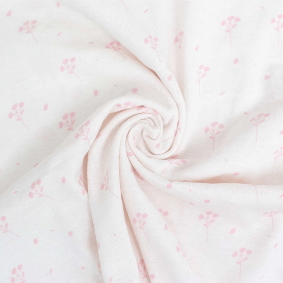 Σετ 2 Κατωσέντονα με Λάστιχο 50x83cm Λευκό/Ροζ- Trois...