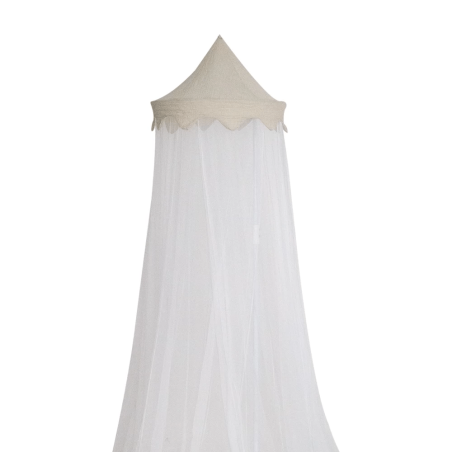 Κουνουπιέρα Τούλινη με Μπεζ Θόλο - Trois Kilos Sept