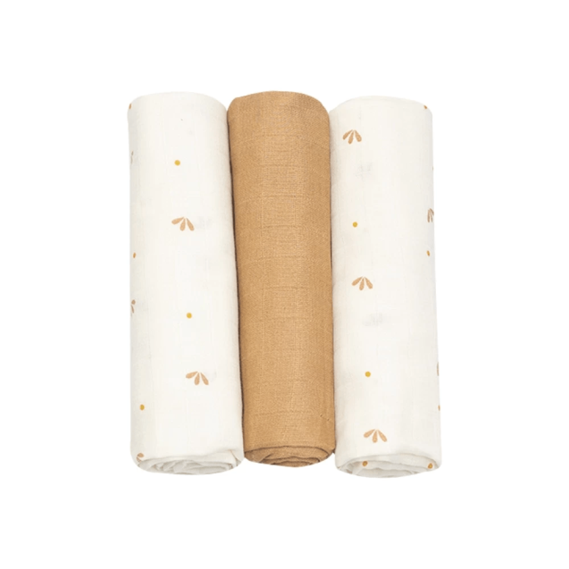 Σετ 3 Πάνες Μουσελίνας - Ροζ - Trois Kilos Sept