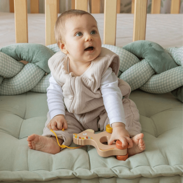 Αμάνικη Υπνόφορμα 12-18 Μηνών Εκρού - Trois...