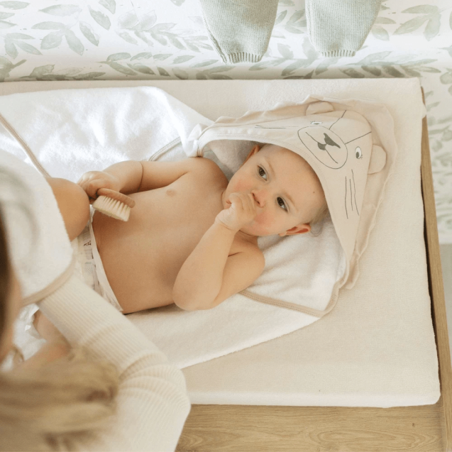 Σετ 2 Καλύμματα Αλλαξιέρας 50x70cm Μπεζ/Εκρού-...