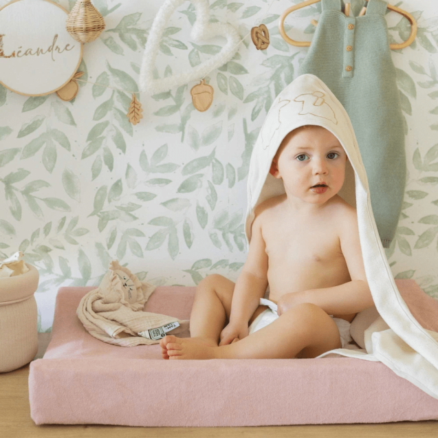 Σετ 2 Καλύμματα Αλλαξιέρας 50x70cm Μπεζ/Εκρού-...