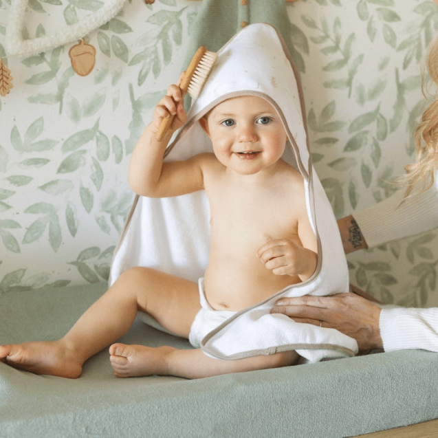 Σετ 2 Καλύμματα Αλλαξιέρας 50x70cm Μπεζ/Εκρού-...