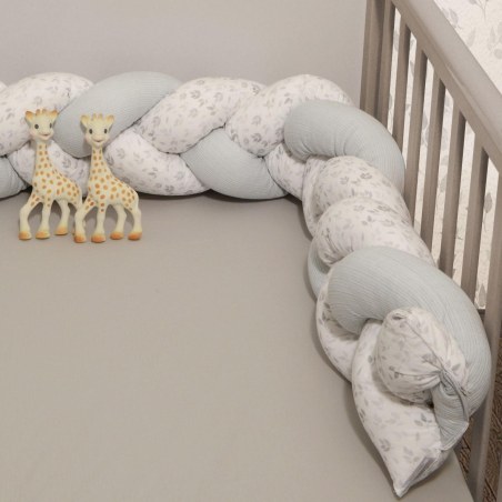 Σεντόνια Κούνιας Σετ 3τεμ.110x170 με Λάστιχο Design 507 SOPHIE LA GIRAFE