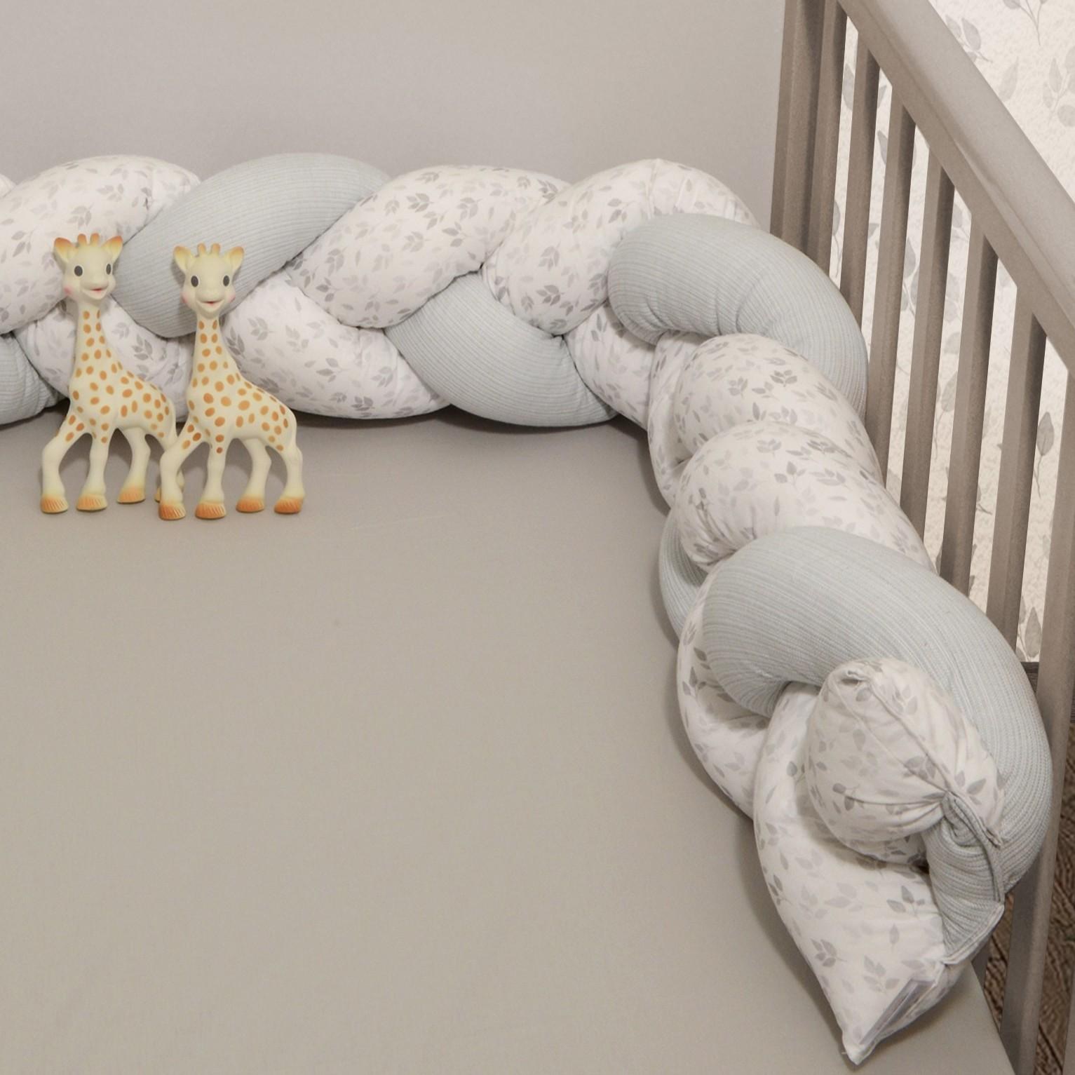 Πλεξούδα Τριπλή Βαμβακερή 20x200cm με Ειδική Εσωτερική Επένδυση Design 507 SOPHIE LA GIRAFE