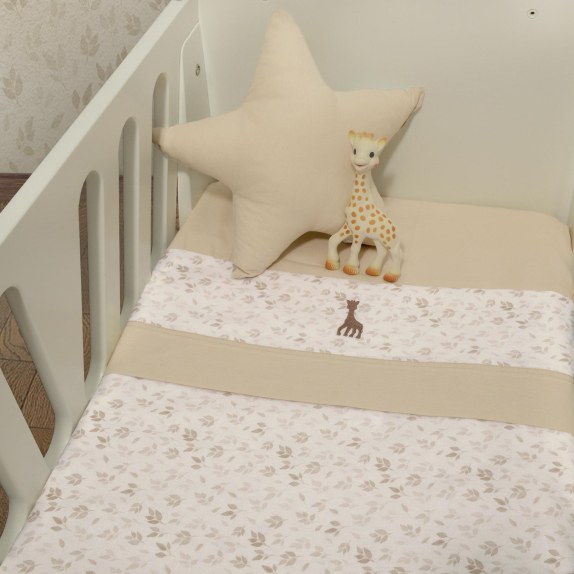 Σεντόνια Λίκνου 2τεμ. 80x110 Design 506 SOPHIE LA GIRAFE