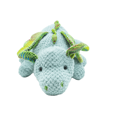 Λούτρινος Δράκος 42cm Organic Cotton Blend - CUTE