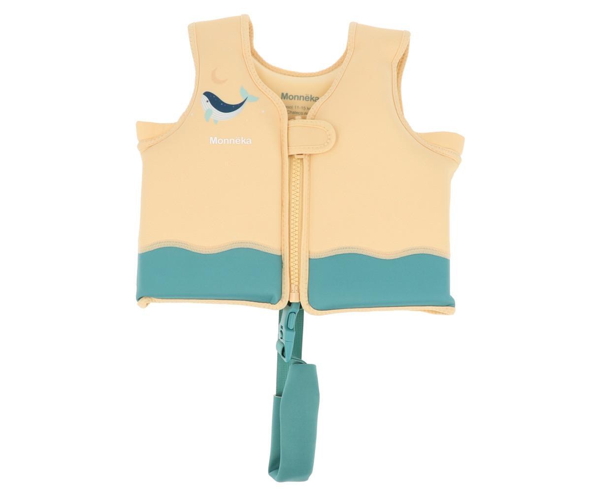 Monnëka|TUTETE Γιλέκο Προστασίας Whale Teal 3-6 Ετών - Monnëka