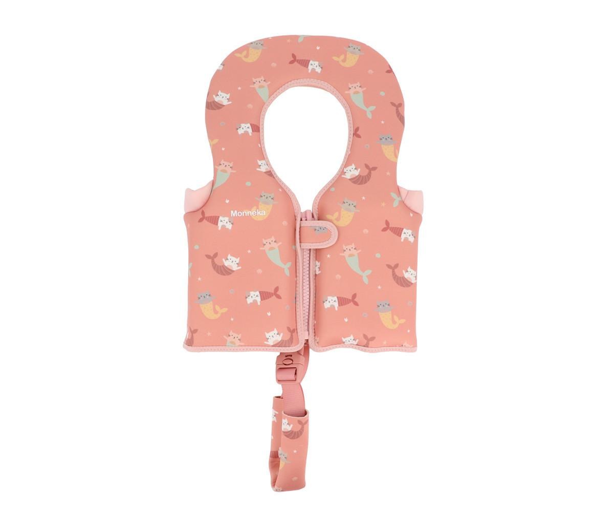 Monnëka|TUTETE Γιλέκο Προστασίας Mermaid Cats 1-2 Ετών - Monnëka