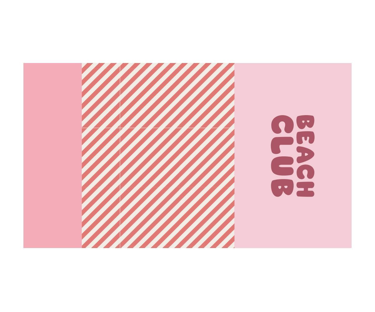 Πετσέτα Θαλάσσης 160x90cm Stripes Bloom&Blush - Monnëka