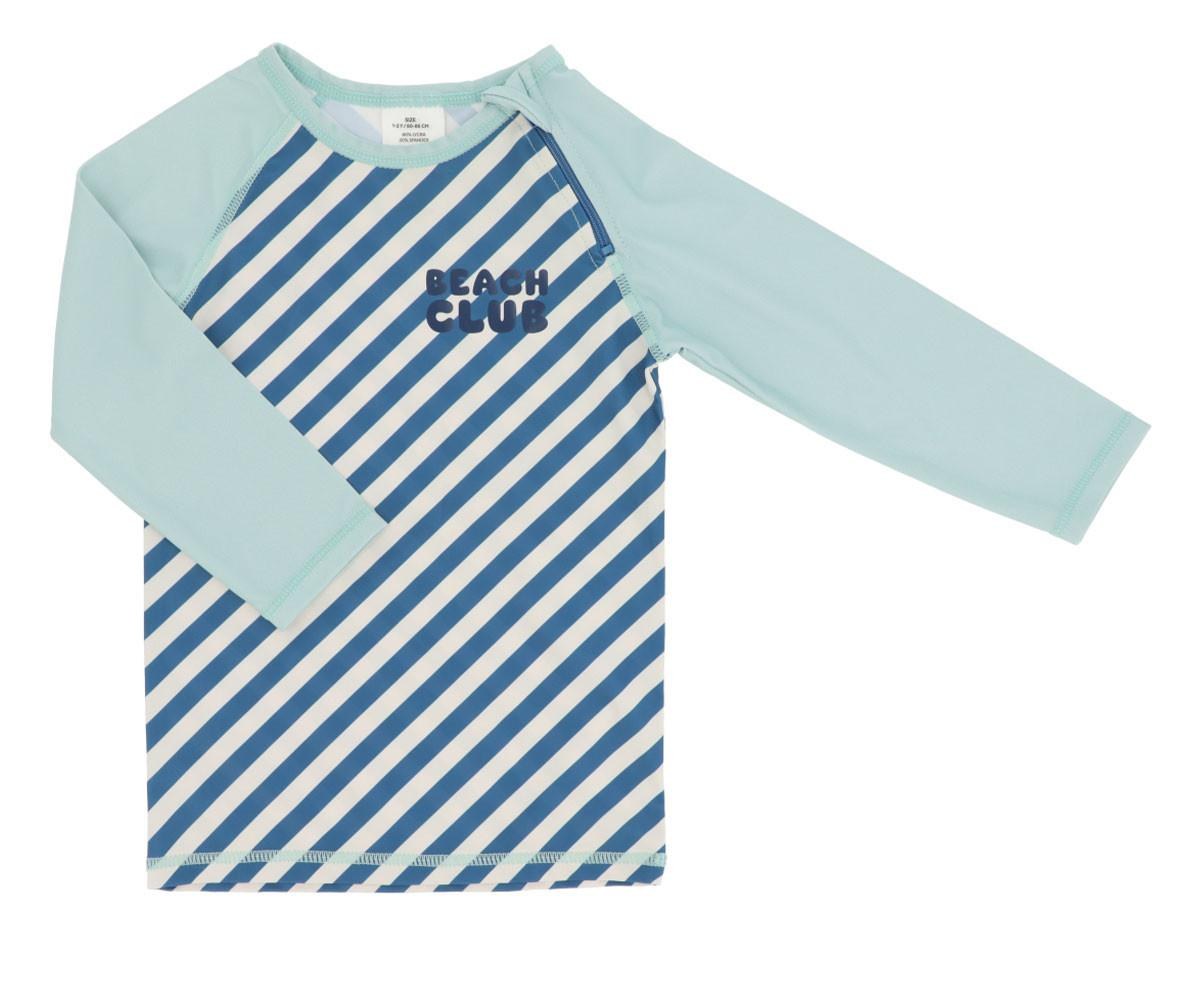 Μπλούζα Αντηλιακής Προστασίας Μακρύ Μανίκι Stripes Blues&Beyond 6-12 Μηνών - Monnëka