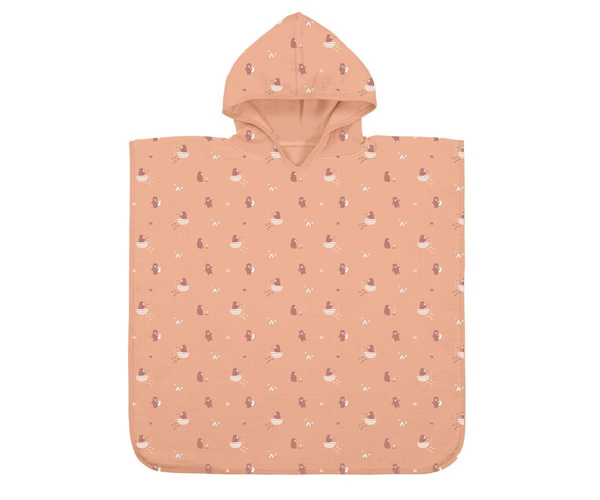 Πόντσο Παραλίας με Αντηλιακή Προστασία και Κουκούλα Camping 1-3 Ετών - Monnëka