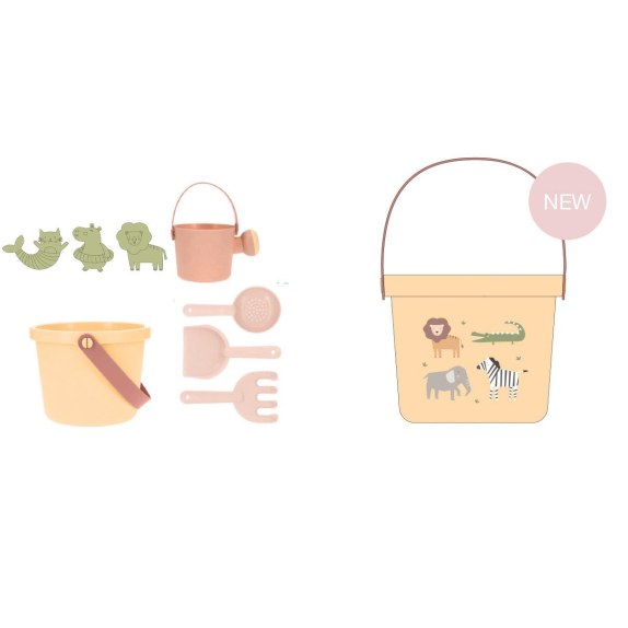 Σετ Παιχνιδιών Παραλίας Wild Animals - Monnëka