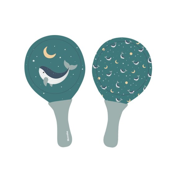Σετ 2 Ρακέτες Παραλίας Whale Teal - Monnëka