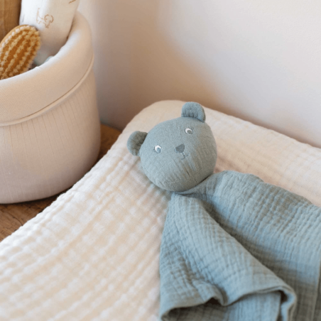 Κατωσέντονο με Λάστιχο Μακώ Jersey Μέντα Σκούρο 70x140cm Trois Kilos Sept