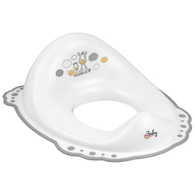 Κάθισμα Τουαλέτας Ζέμπρα Λευκό-Maltex