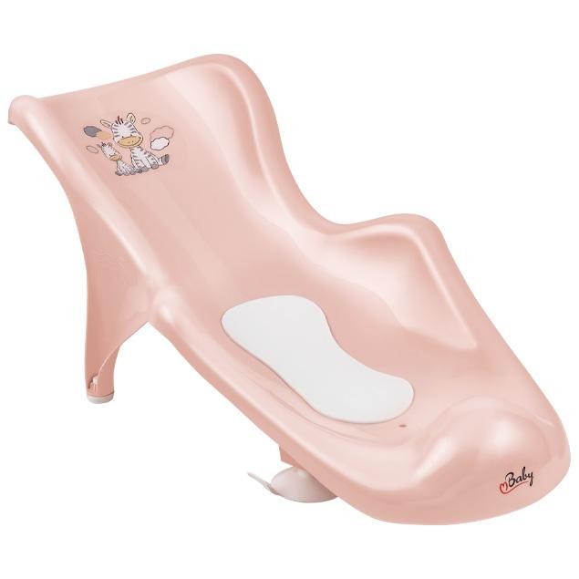 Maltex Βάση Μπάνιου με Αντιολισθητική Επίστρωση Ζέμπρα Ροζ-Maltex