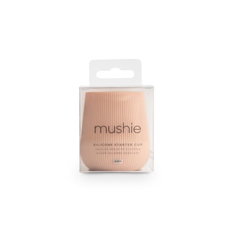 Ποτηράκι Σιλικόνης με Ανάγλυφο Σχέδιο Blush - Mushie
