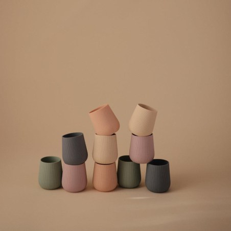 Ποτηράκι Σιλικόνης με Ανάγλυφο Σχέδιο Shifting Sand- Mushie