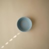 Μπωλ Σιλικόνης με Αντιολισθητική Βάση Powder Blue - Mushie