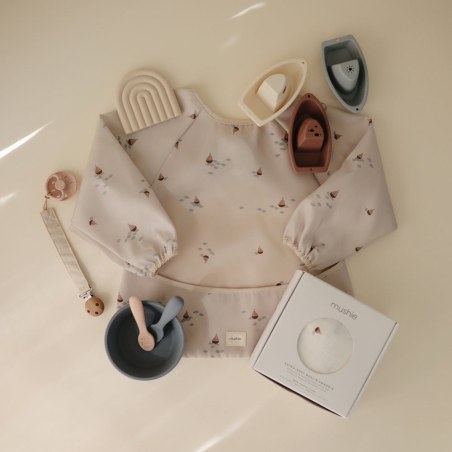 Σαλιάρα με Μανίκια Boats - Mushie