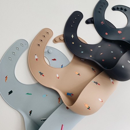 Σαλιάρα Σιλικόνης Retro Cars - Mushie