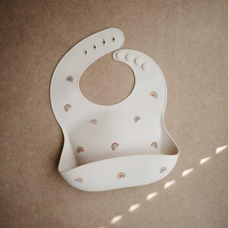 Σαλιάρα Σιλικόνης Rainbow - Mushie